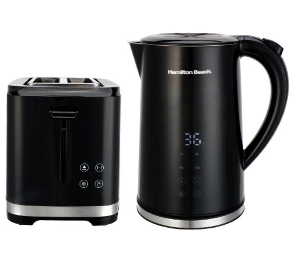 HAMILTON BEACH FlexiControl HB0011323BST Jug Kettle & 2-Slice Toaster Bundle - Black