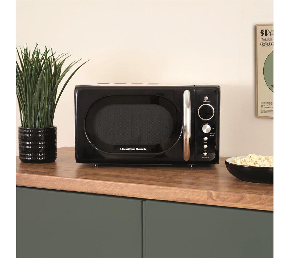 HAMILTON BEACH Stealth Jug Kettle, 2-Slice Toaster & Solo Microwave Bundle - Black image number 4 of 4
