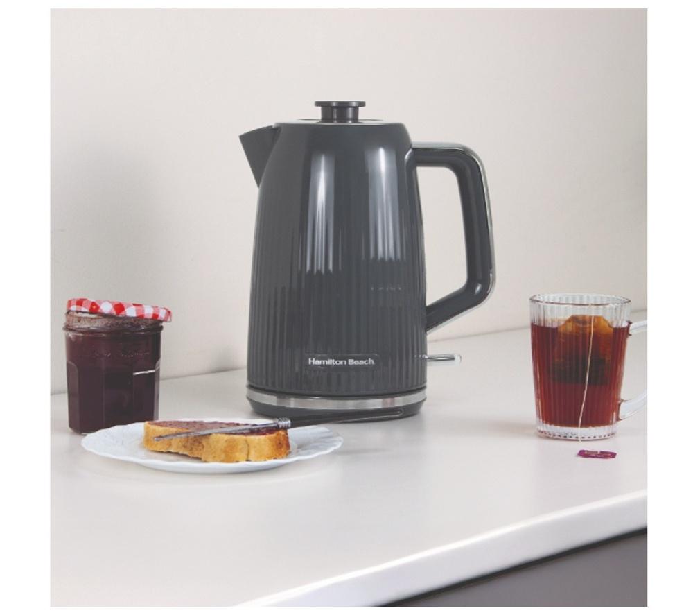 HAMILTON BEACH Miami HBMIAKSCH Solo Microwave, Electric Kettle & 2-Slice Toaster Bundle - Charcoal image number 7 of 10