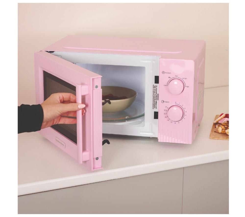 HAMILTON BEACH Miami HBMIAKSFP Solo Microwave, Electric Kettle & 2-Slice Toaster Bundle - Pink image number 7 of 10
