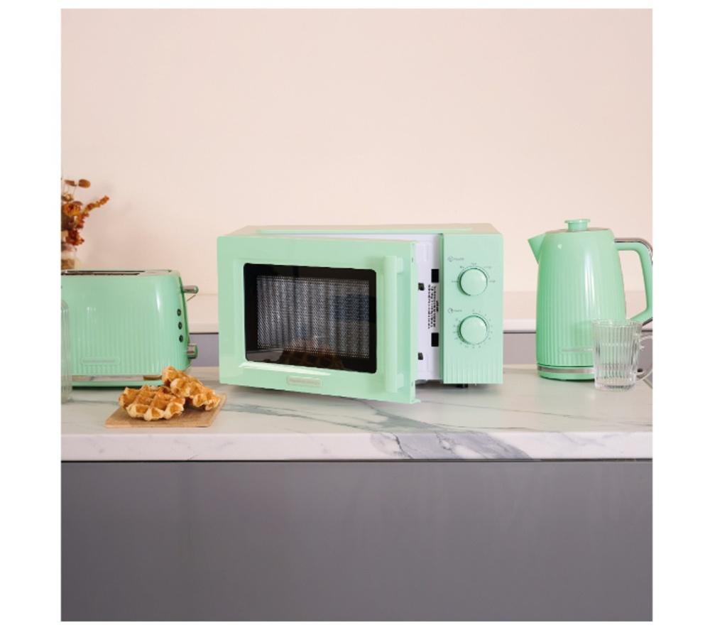 HAMILTON BEACH Miami HBMIAKSMM Solo Microwave, Electric Kettle & 2-Slice Toaster Bundle - Mint image number 3 of 9