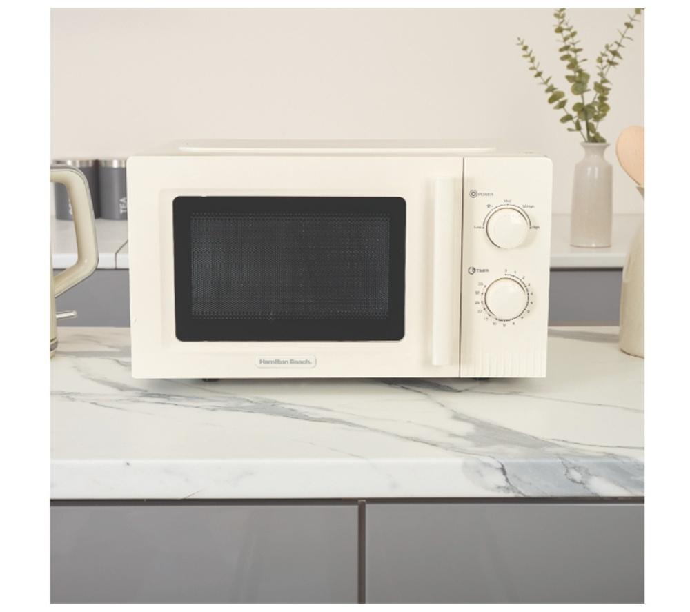 HAMILTON BEACH Miami HBMIAKSS Solo Microwave, Electric Kettle & 2-Slice Toaster Bundle - Sand image number 4 of 7