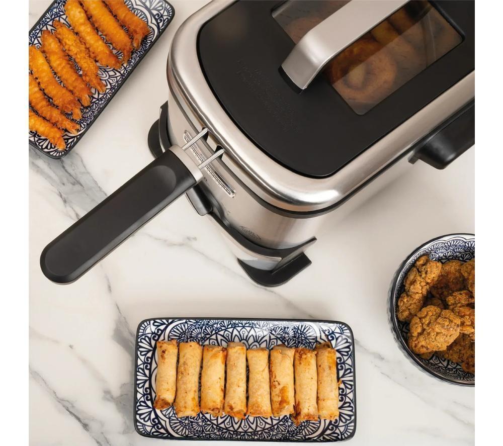 HAMILTON BEACH Professional PureFry Deep Fryer - Silver & Black image number 5 of 6
