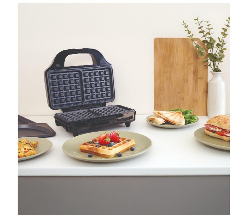 HAMILTON BEACH 4-in-1 Deep Fill HBSLS2002 Sandwich Toaster - Black image number 2 of 12