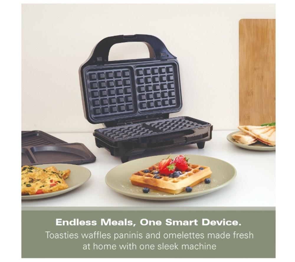 HAMILTON BEACH 4-in-1 Deep Fill HBSLS2002 Sandwich Toaster - Black image number 5 of 12