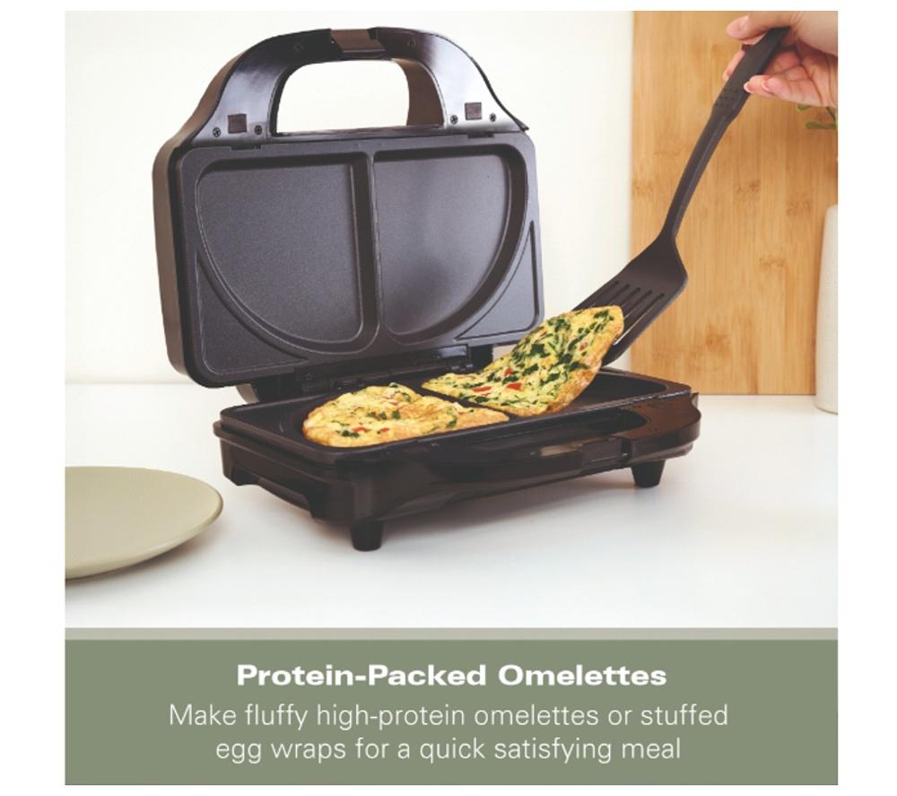 HAMILTON BEACH 4-in-1 Deep Fill HBSLS2002 Sandwich Toaster - Black image number 9 of 12