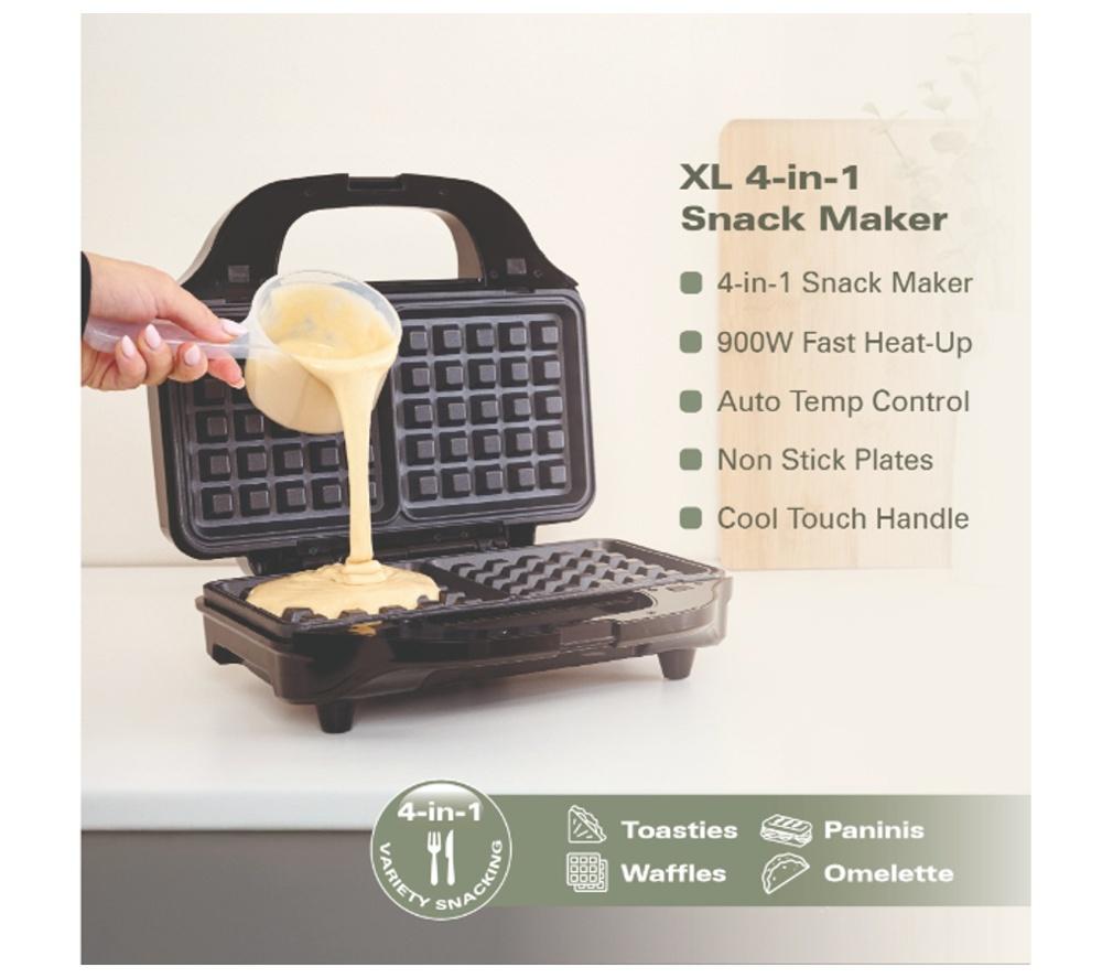 HAMILTON BEACH 4-in-1 Deep Fill HBSLS2002 Sandwich Toaster - Black image number 12 of 12