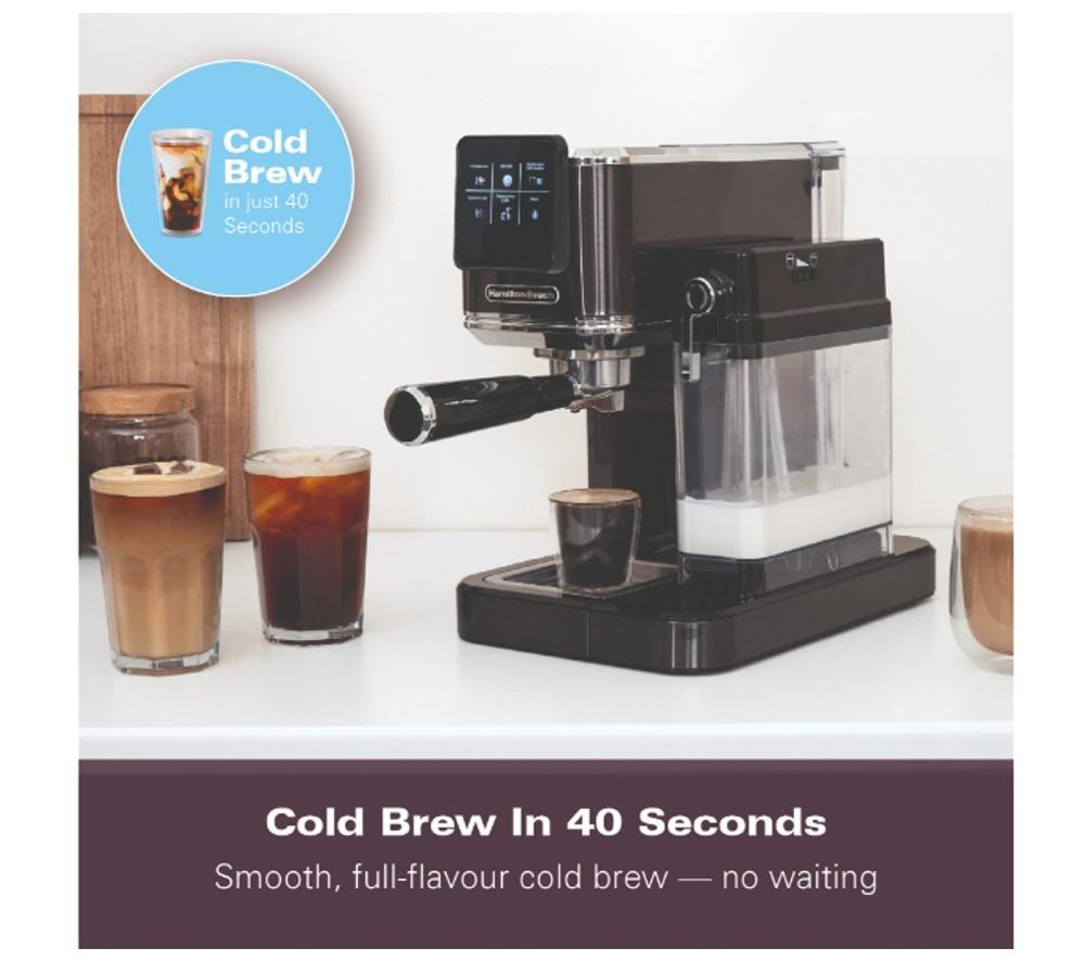 HAMILTON BEACH BaristaPro+ Touch HBC7210B Coffee Machine - Black image number 5 of 13