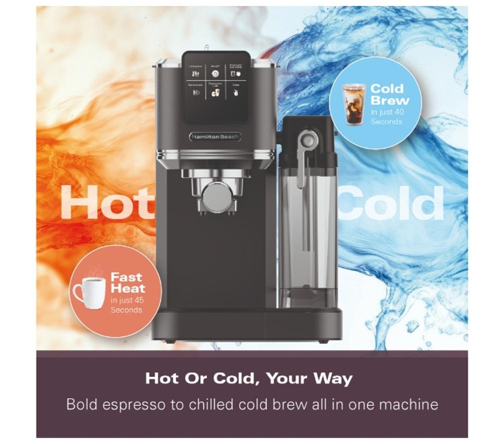 HAMILTON BEACH BaristaPro+ Touch HBC7210B Coffee Machine - Black image number 10 of 13