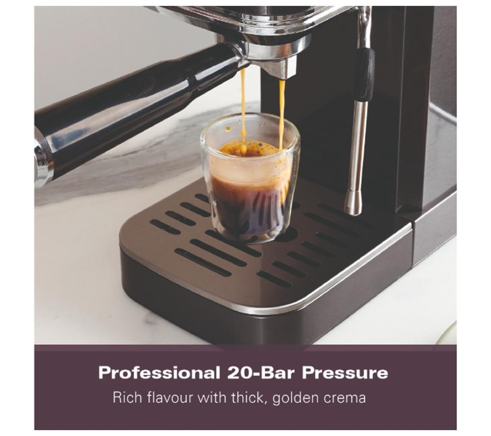 HAMILTON BEACH BaristaPro Touch HBC5210B Espresso Coffee Machine - Black image number 6 of 14