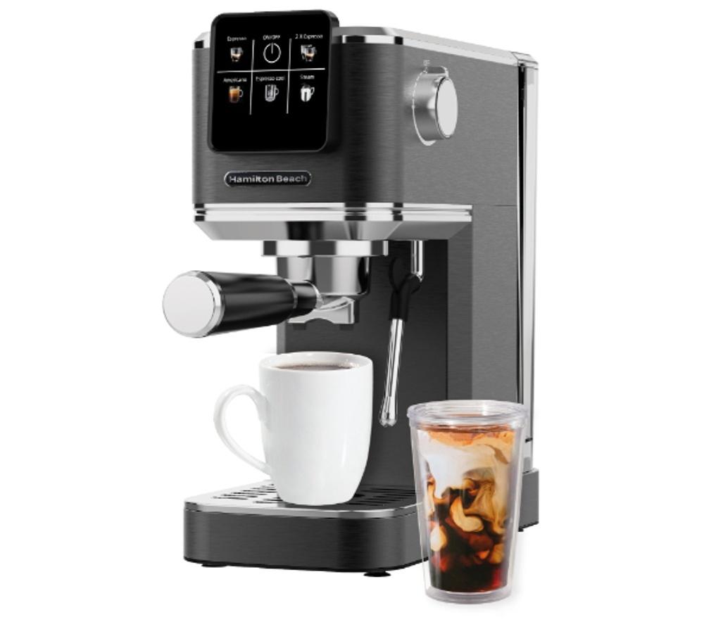 HAMILTON BEACH BaristaPro Touch HBC5210B Espresso Coffee Machine - Black image number 14 of 14