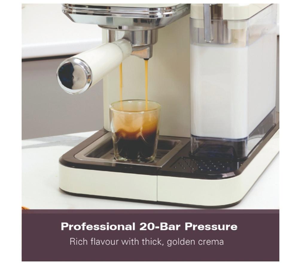 HAMILTON BEACH BaristaPro Touch HBC7210C Coffee Machine - Cream image number 7 of 13