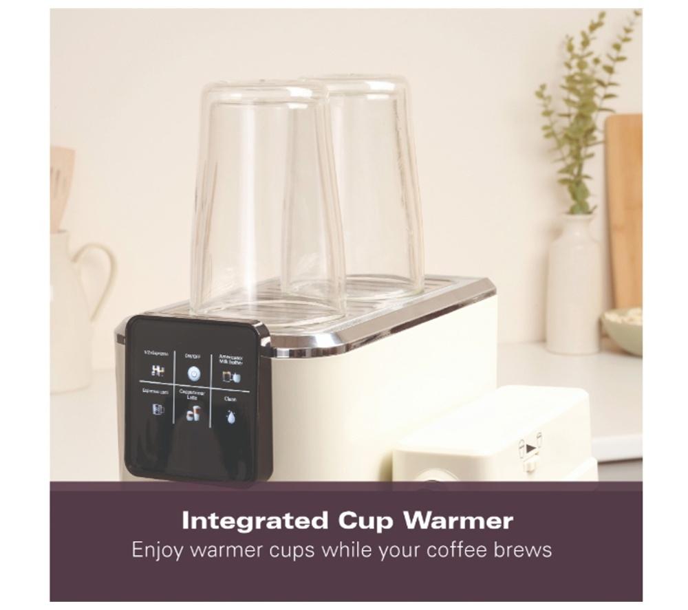HAMILTON BEACH BaristaPro Touch HBC7210C Coffee Machine - Cream image number 12 of 13