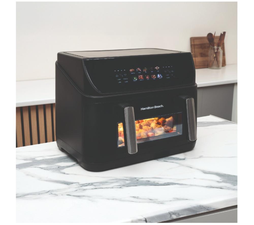 HAMILTON BEACH HB983AP Dual Air Fryer - Black image number 2 of 12