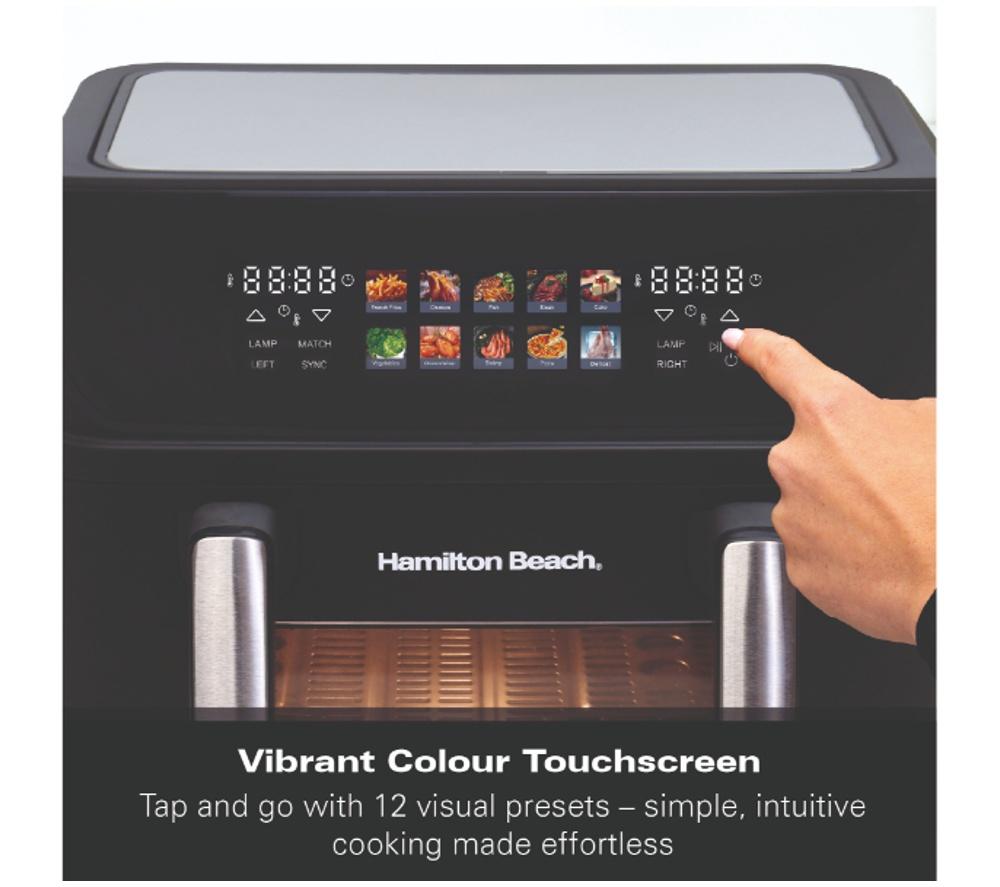 HAMILTON BEACH HB983AP Dual Air Fryer - Black image number 6 of 12