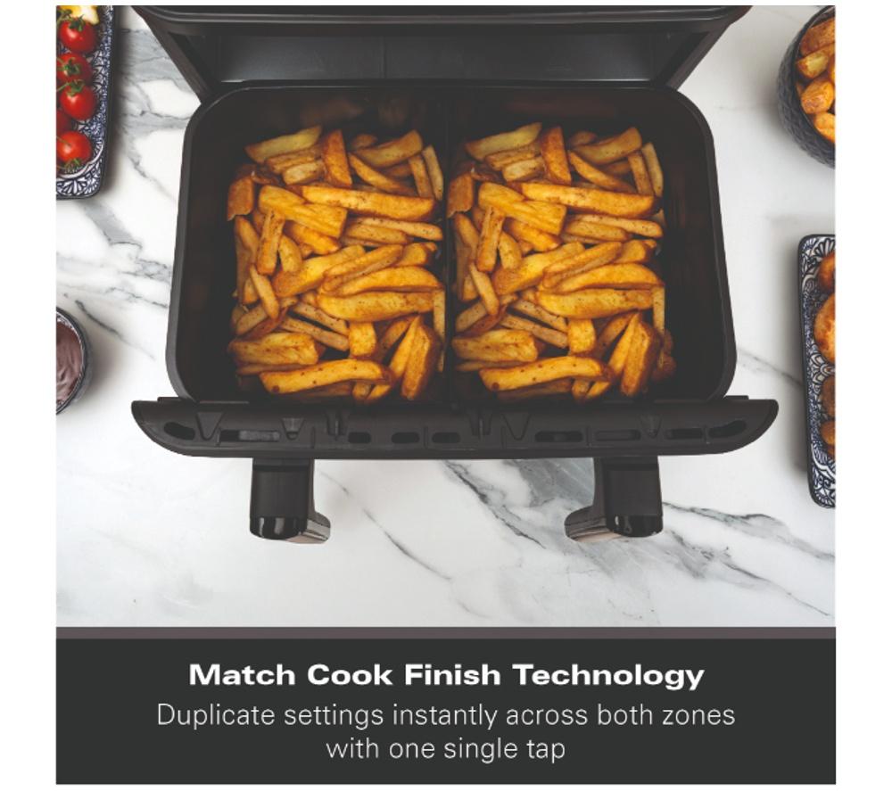 HAMILTON BEACH HB983AP Dual Air Fryer - Black image number 8 of 12
