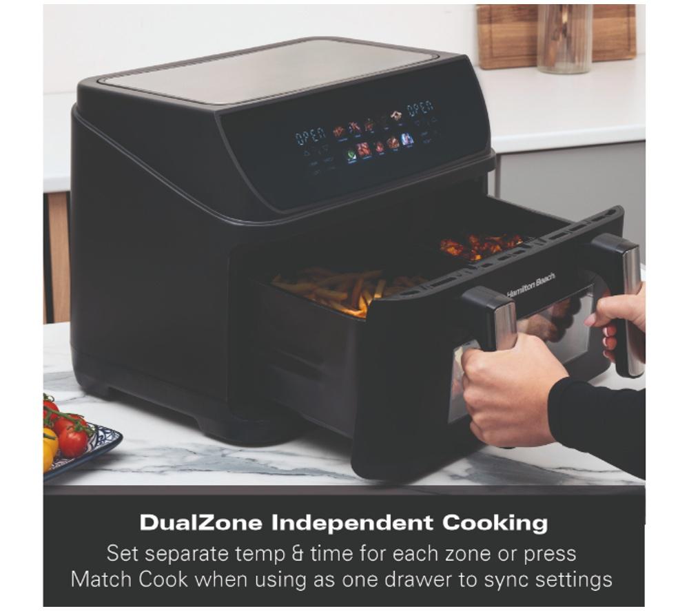 HAMILTON BEACH HB983AP Dual Air Fryer - Black image number 9 of 12