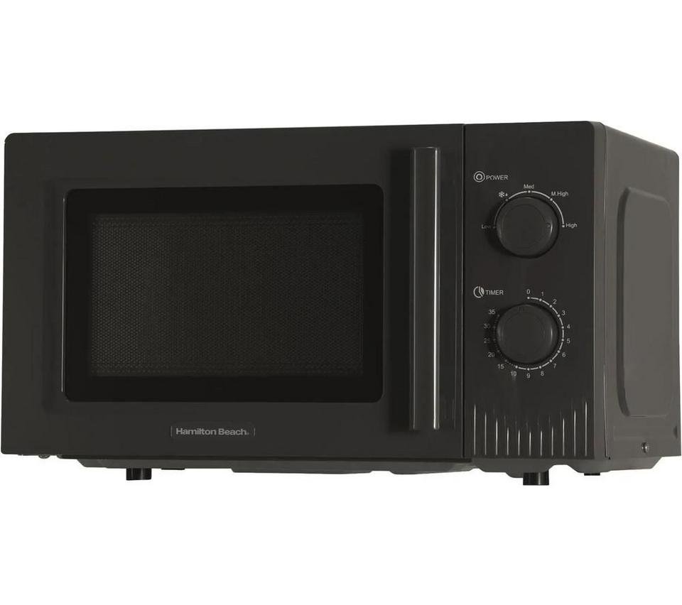 HAMILTON BEACH Miami HBMX20CH Compact Solo Microwave - Charcoal