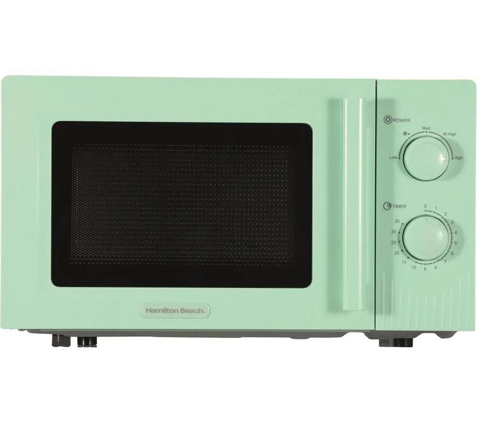 HAMILTON BEACH Miami HBMX20M Compact Solo Microwave - Mojito Mint