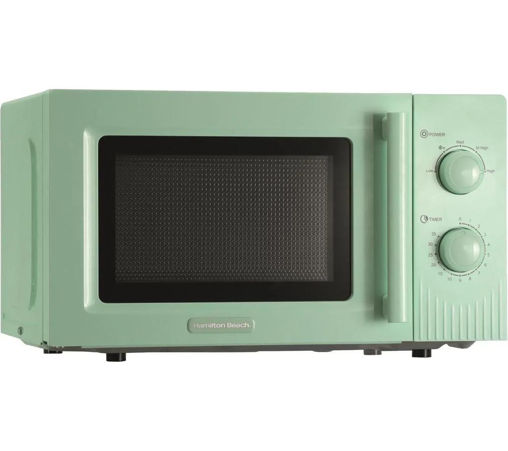 HAMILTON BEACH Miami HBMX20M Compact Solo Microwave - Mojito Mint image number 4 of 4