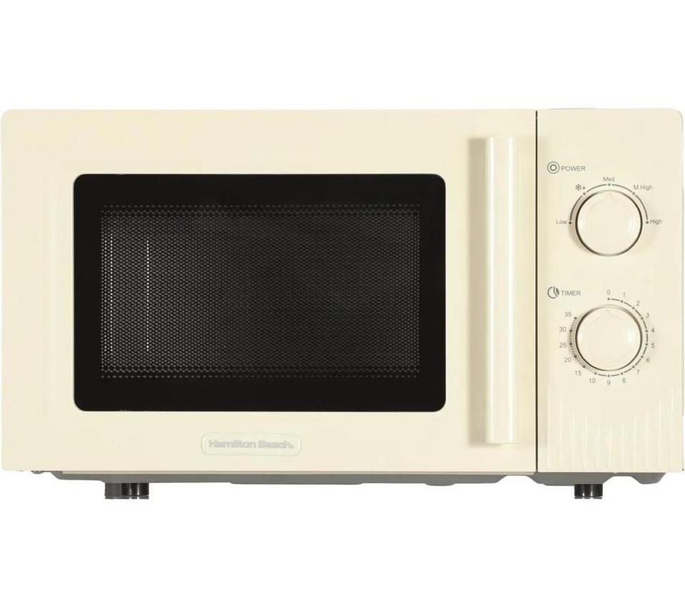HAMILTON BEACH Miami HBMX20S Compact Solo Microwave - Sand
