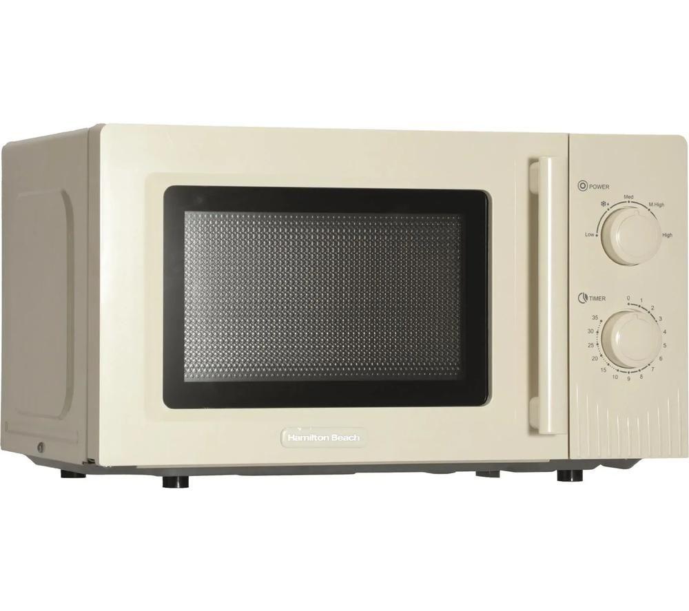 HAMILTON BEACH Miami HBMX20S Compact Solo Microwave - Sand image number 4 of 4