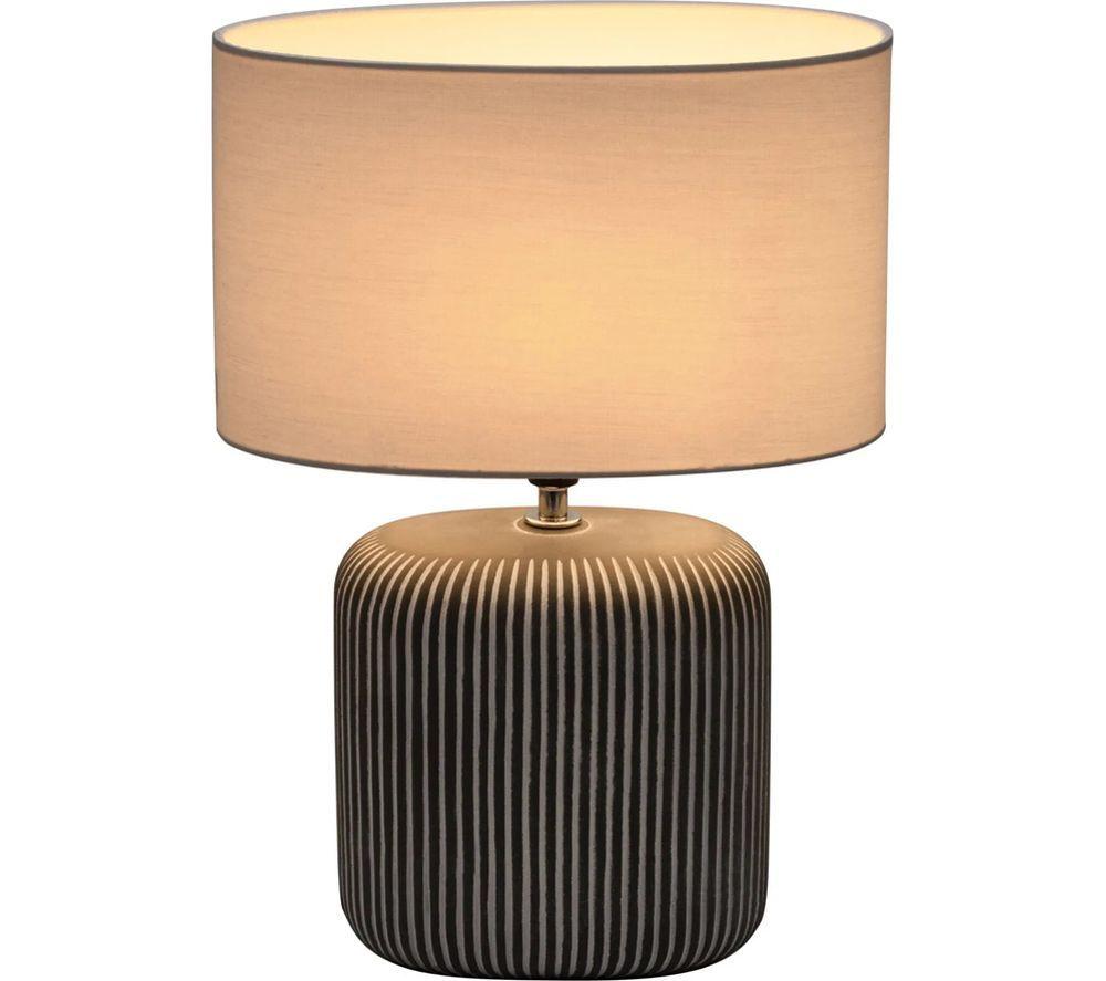 Paulmann Pauleen Pure Shine Table Lamp - Grey & White