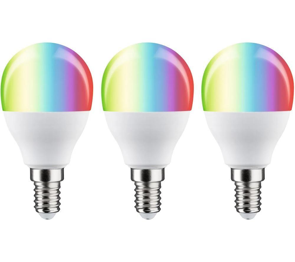 Paulmann Smart Led Drop Light Bulb - E14, Pack Of 3