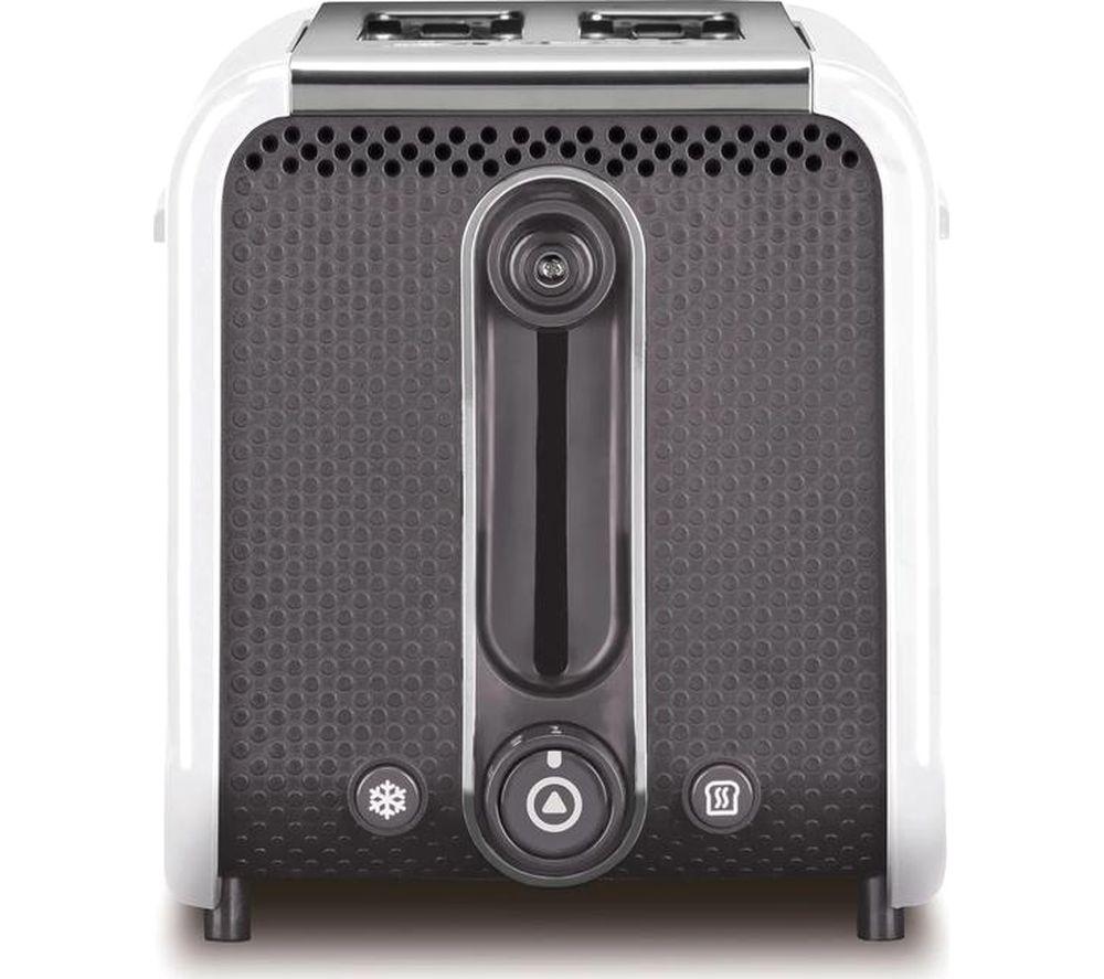 DUALIT Studio 26412 2-Slice Toaster - White & Grey image number 2 of 4