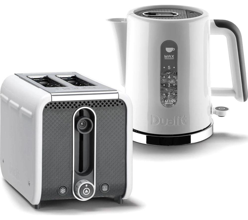 DUALIT Studio 26412 2-Slice Toaster - White & Grey image number 4 of 4