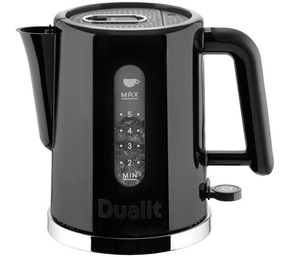 DUALIT Studio 72123 Jug Kettle – Black & Polished Trim