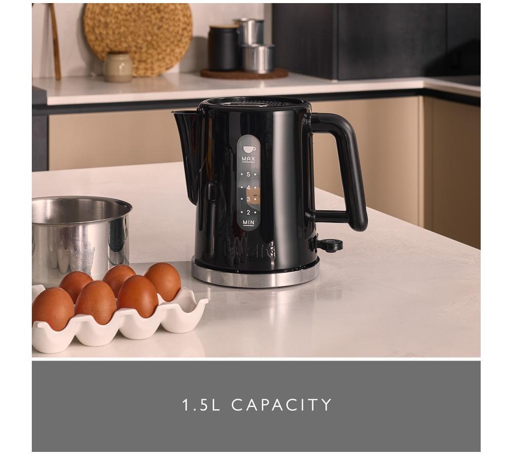 DUALIT Studio 72123 Jug Kettle &ndash; Black & Polished Trim image number 5 of 8