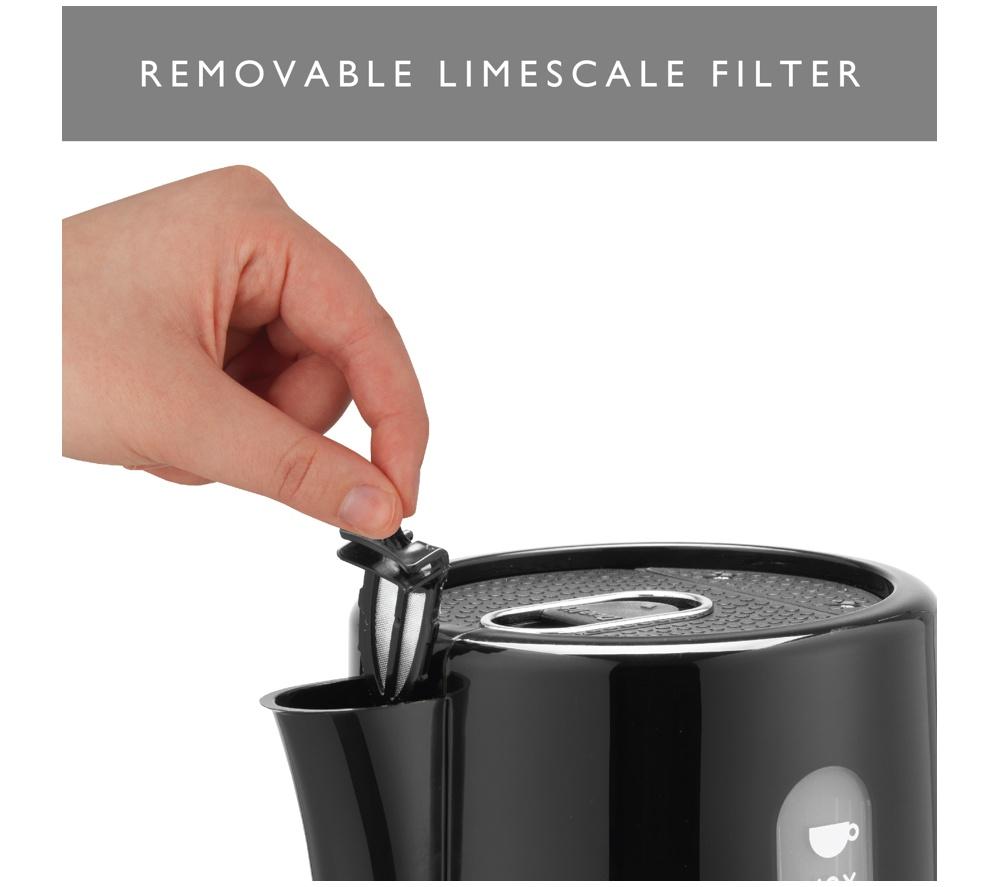DUALIT Studio 72123 Jug Kettle &ndash; Black & Polished Trim image number 6 of 8