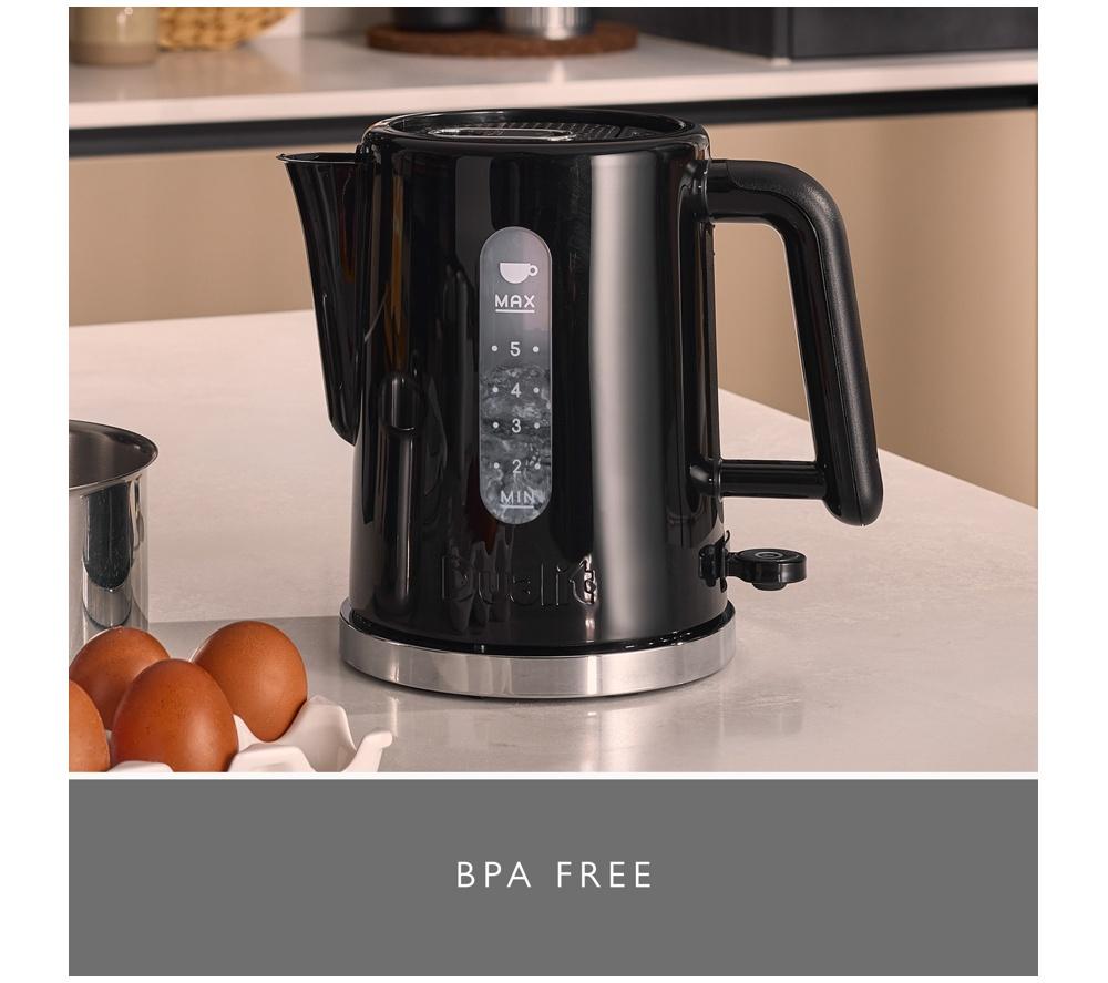 DUALIT Studio 72123 Jug Kettle &ndash; Black & Polished Trim image number 7 of 8