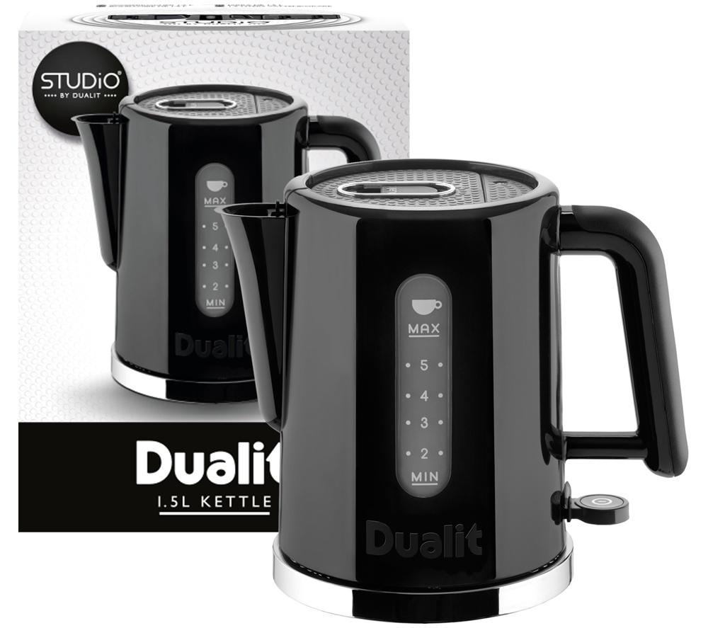 DUALIT Studio 72123 Jug Kettle &ndash; Black & Polished Trim image number 8 of 8