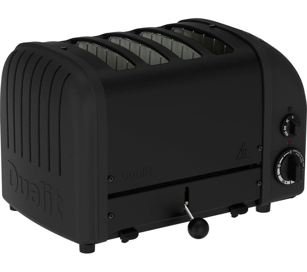 Dualit 47431 4-Slice Toaster - Black, Black