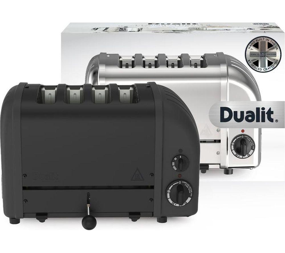 DUALIT 47431 4-Slice Toaster - Black image number 2 of 5