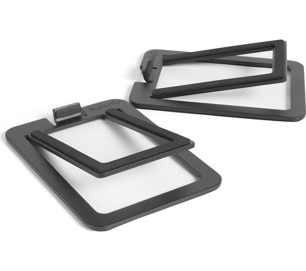 Kanto Audio S2 Desktop Speaker Stand  Pack Of 2, Black, Black