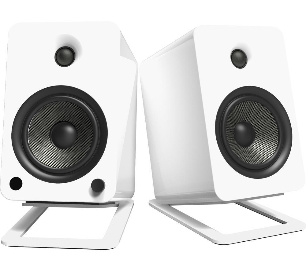 KANTO AUDIO S6 Desktop Speaker Stands &ndash; Pack of 2, White image number 6 of 6