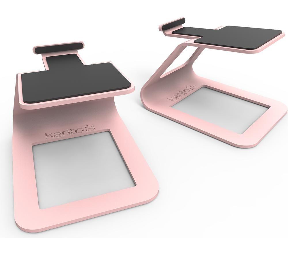 Kanto Audio Se2 Desktop Speaker Stand - Pack Of 2, Pink, Pink