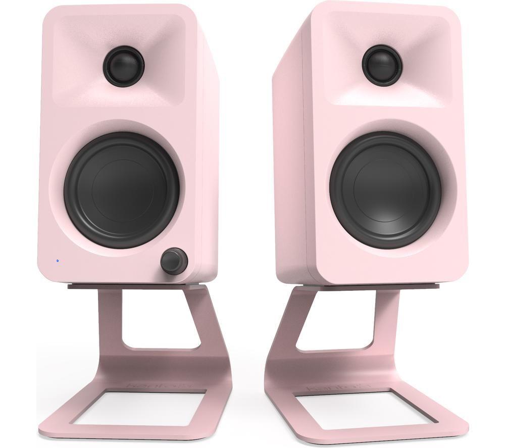 KANTO AUDIO SE2 Desktop Speaker Stand - Pack of 2, Pink image number 2 of 9