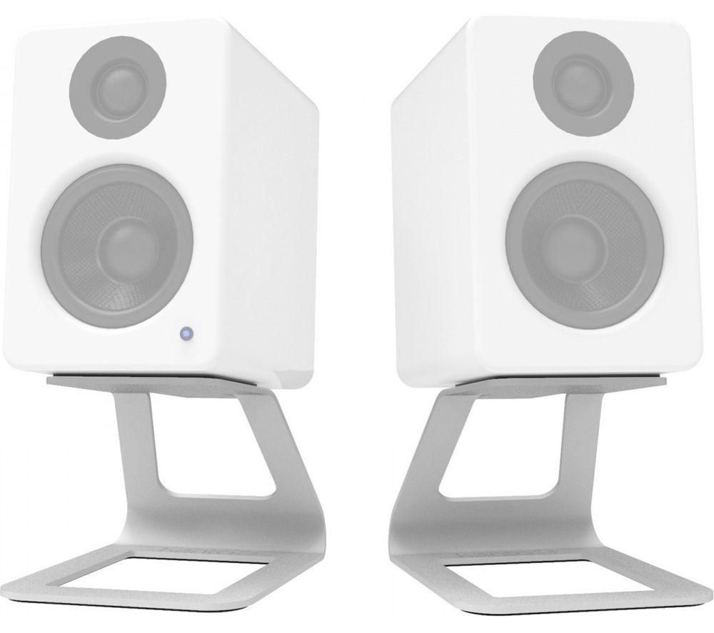 KANTO AUDI SE2 Desktop Speaker Stand - Pack of 2, White image number 2 of 6