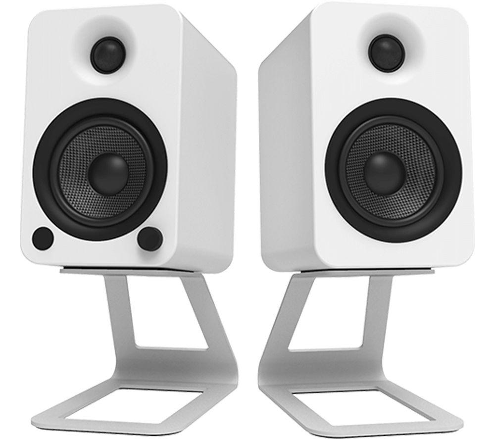 KANTO AUDIO SE4 Desktop Speaker Stand - Pack of 2, White image number 4 of 5