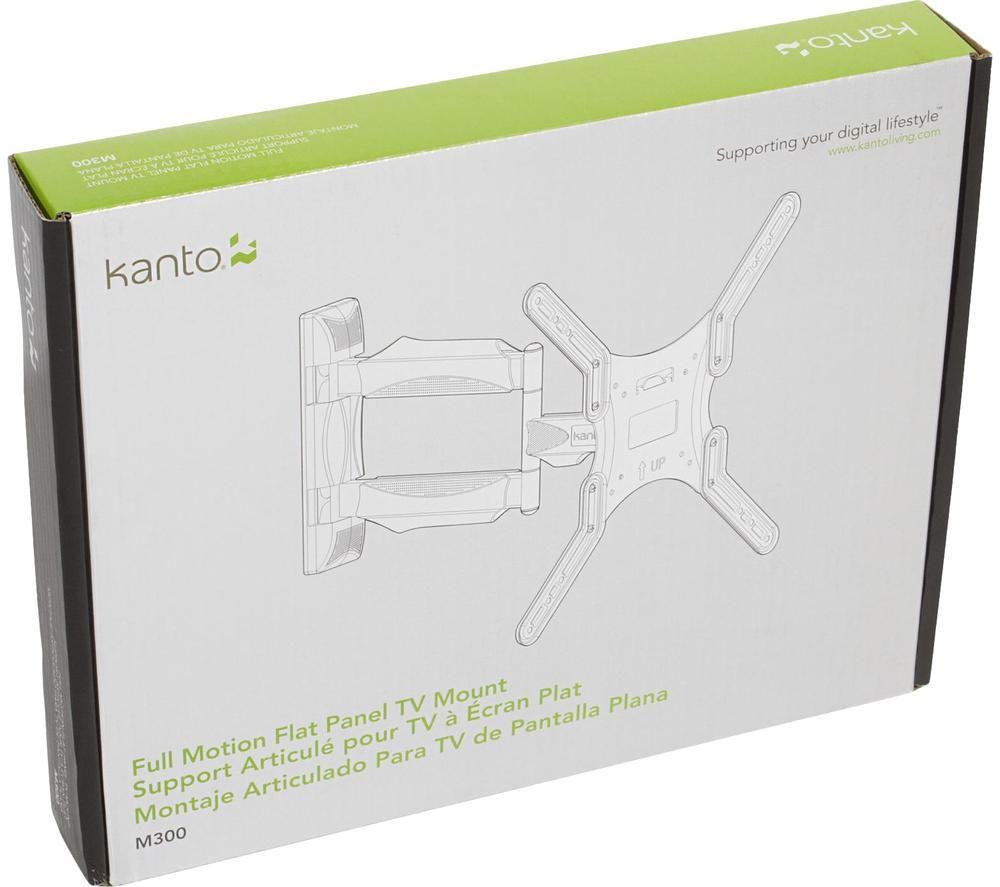 KANTO AUDIO M300 Full Motion 26 - 55" TV Bracket - Black image number 3 of 15