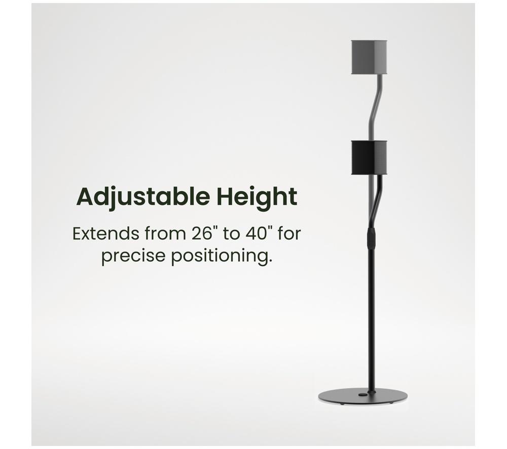 KANTO AUDIO SLH Speaker Stand - Black image number 3 of 10