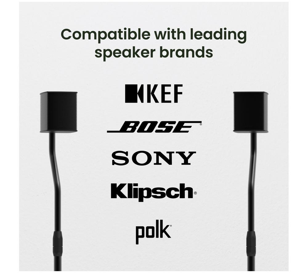 KANTO AUDIO SLH Speaker Stand - Black image number 5 of 10