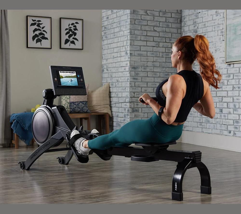 PROFORM New Pro 750R Folding Smart Bluetooth Rowing Machine - Black image number 3 of 4