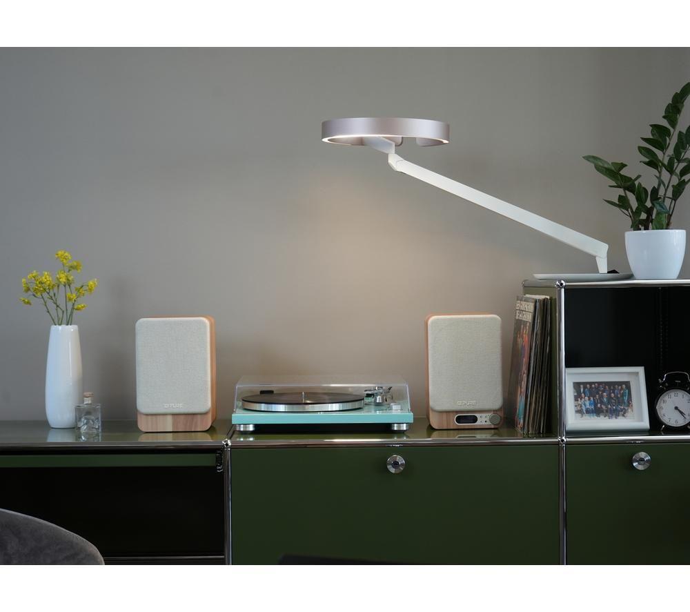 PURE Classic Active Bluetooth Speaker System - Cotton White & Oak image number 6 of 10