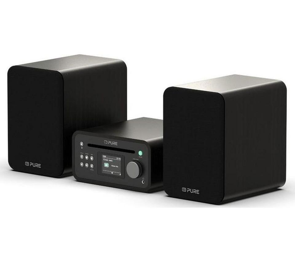 PURE Classic Stereo Mini Hi-Fi System - Black