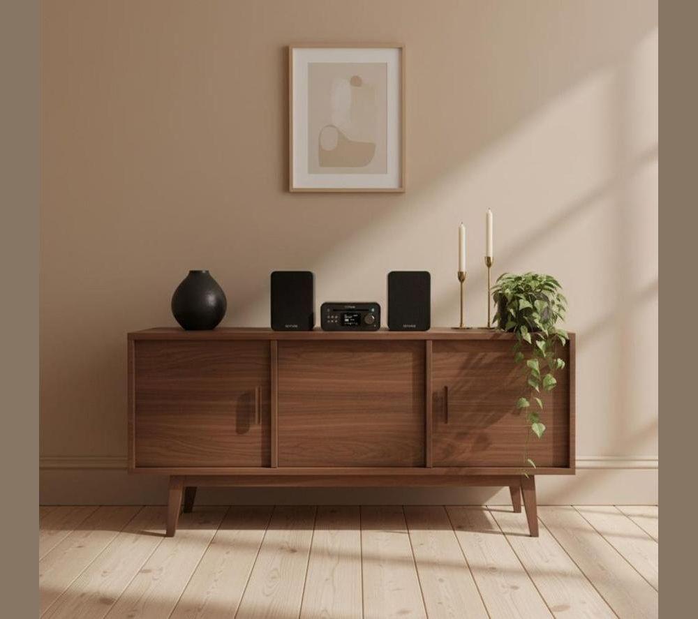 PURE Classic Stereo Mini Hi-Fi System - Black image number 2 of 7